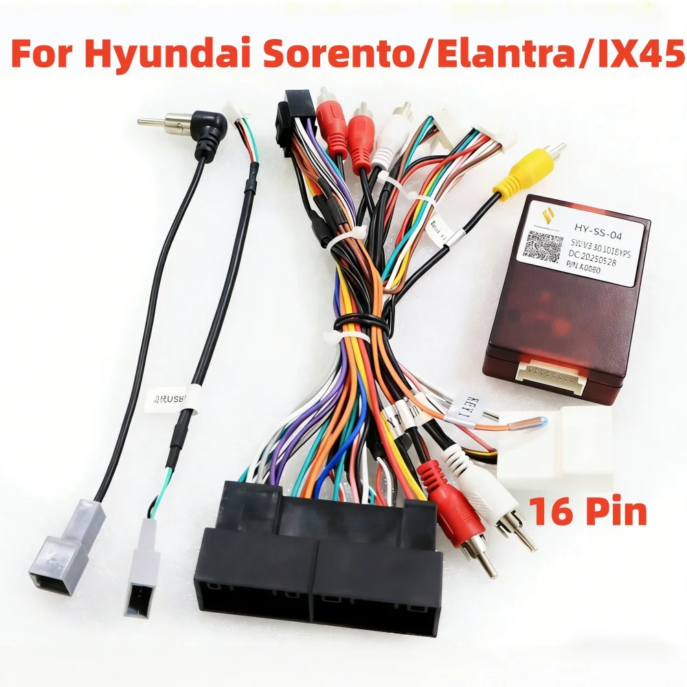 Canbus Box Plug& Play Android Radio Cable For Hyundai Sorento/Elantra 2012-2014/Santa Fe/IX45 2012/Optima / Sedona / Carnival