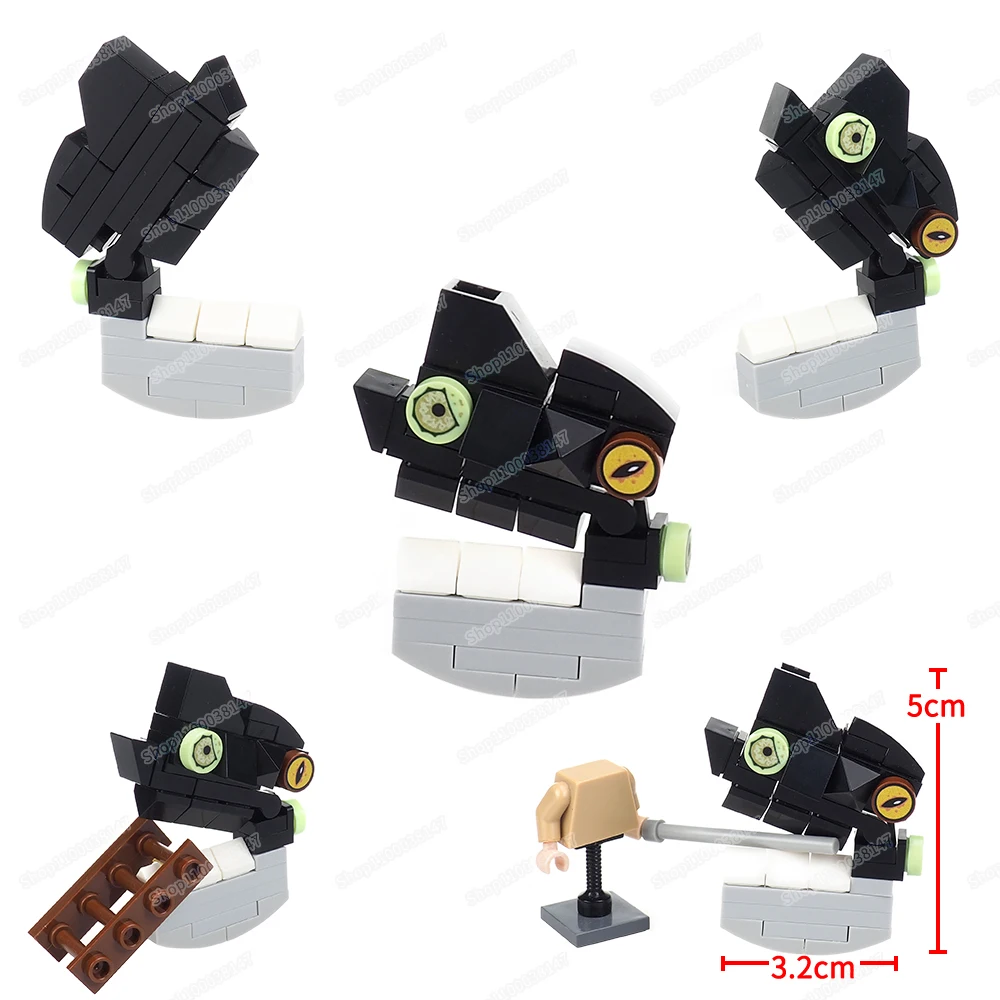 Moc Magic Numéros LYus Leader Follow Engines pour enfants, Double face, Dark, Cute importer Night, Assembler, Modèle de scènes, Animal de compagnie, Jouets cadeaux