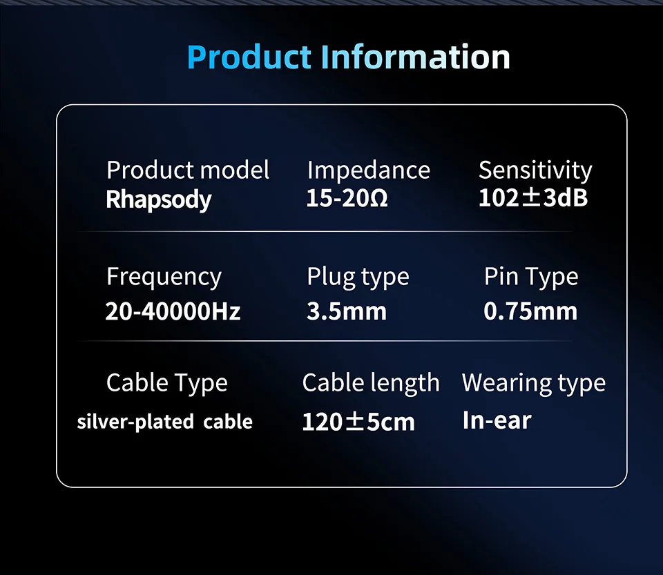 CCA Rhapsody HIFI-Kopfhörer 2DD + 4BA dynamischer Musik-Kopfhörer mit abnehmbarem Kabel, Rauschunterdrückung, kabelgebundene Kopfhörer – Detail 13