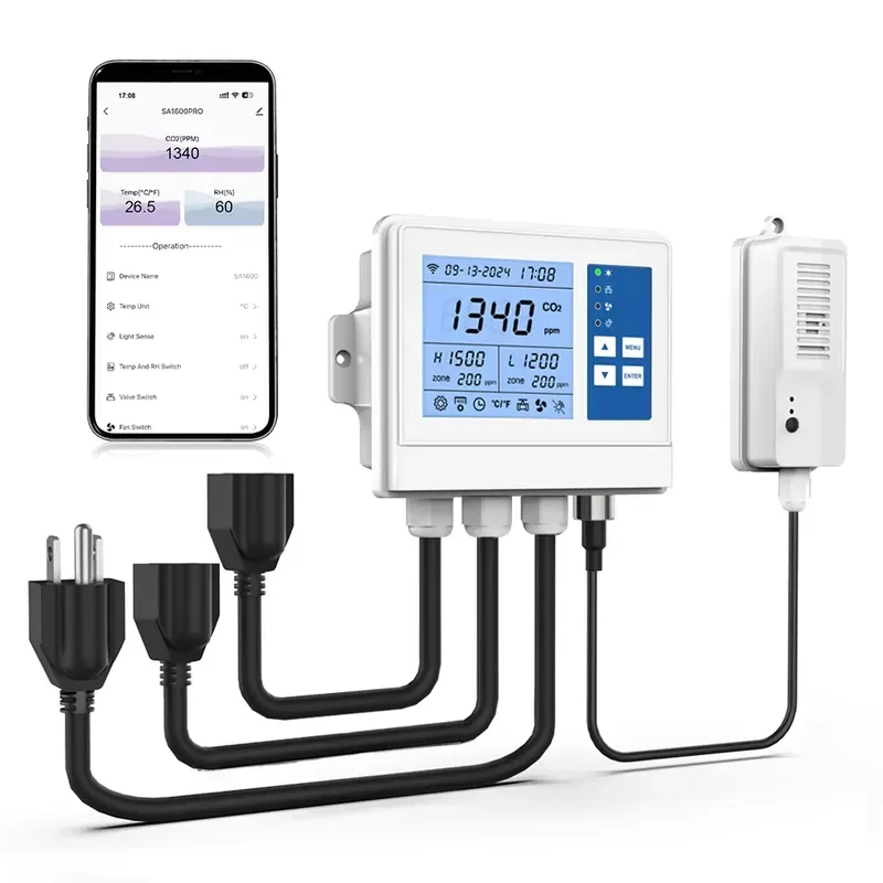 Smart Climate Controller Wifi Environmental Controller Fruit Vegetable Planting Agricultural Greenhouses Indoor Farm Growing