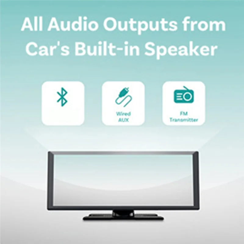 AA08-Pemutar Multimedia Mobil Nirkabel Carplay/Android Auto WIFI Layar Terpisah Carplay Nirkabel Android Auto Stereo Dashboard
