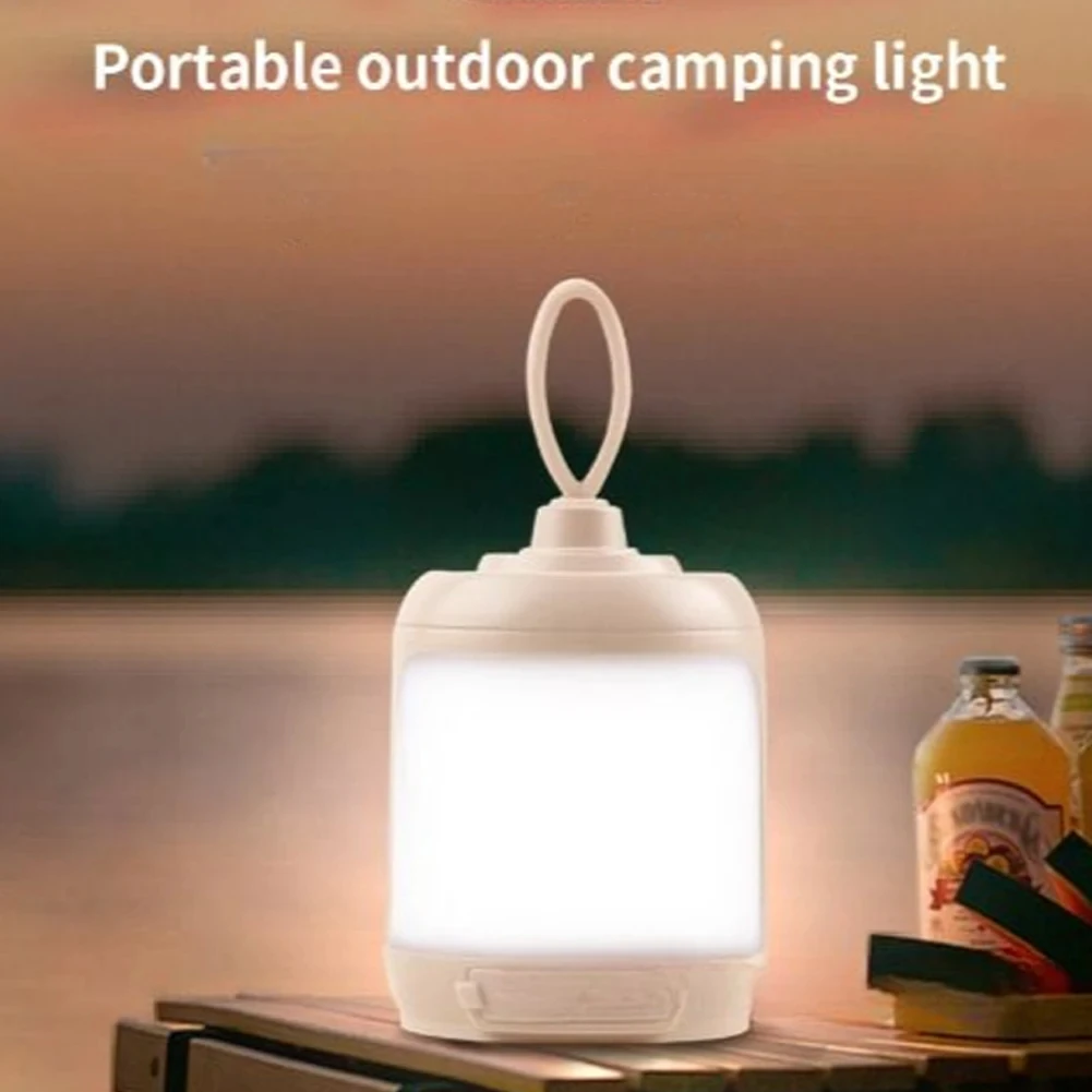 Linterna LED para acampar al aire libre con 4 modos, lámpara recargable por Usb, portátil, impermeable, para patio, senderismo, pesca, tienda de campaña