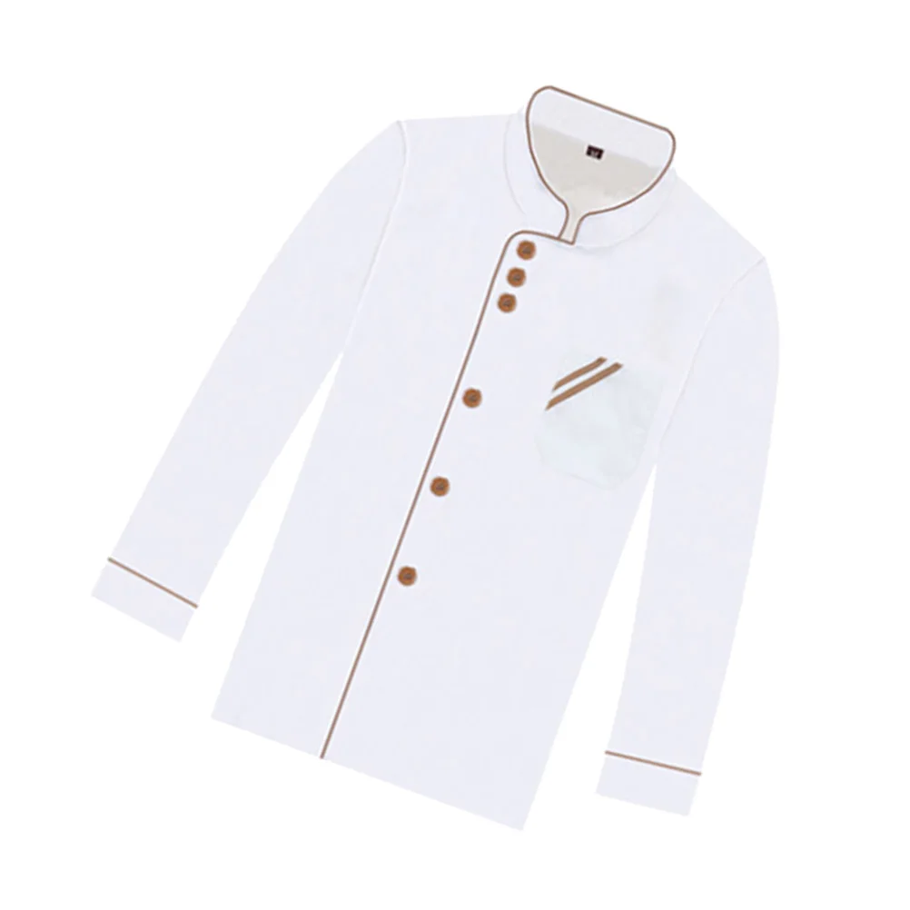 

Long Sleeve Professional Chef Coat Catering Jacket Hotel Restaurant Apparel Unisex Design Kitchen Supplies