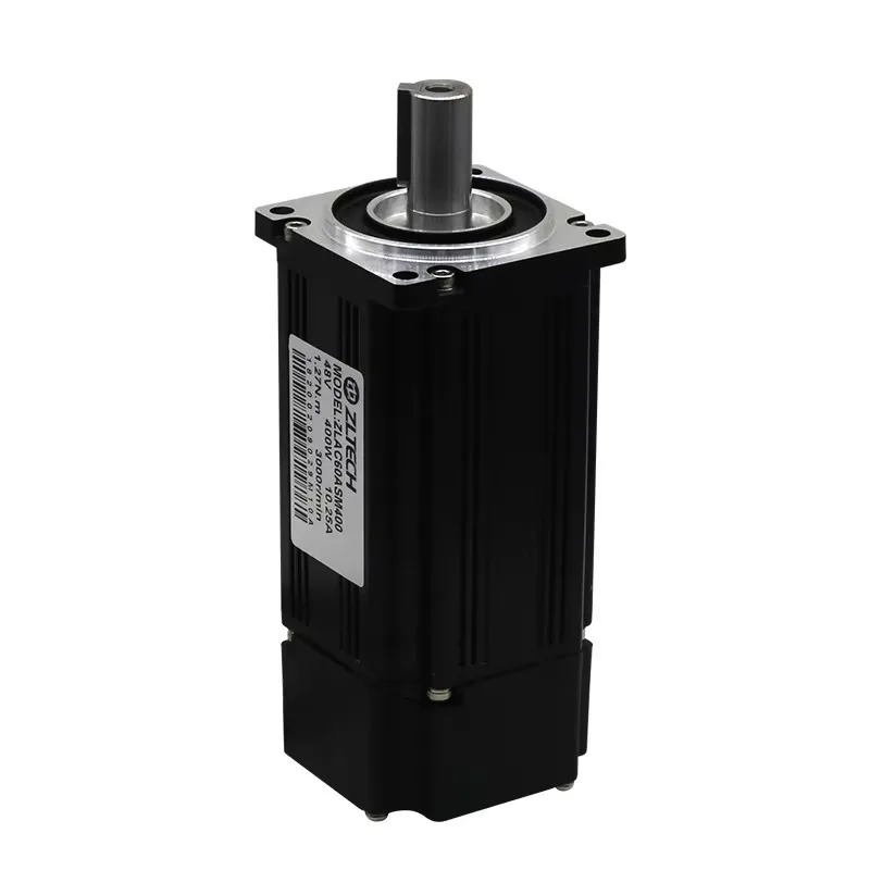 3 Phase AC 48V 400W 60mm Nema 24 1.27N.m 3000RPM 8.4A Brushless Servo Motor with 1250 Line Encoder for Jacquard Machine