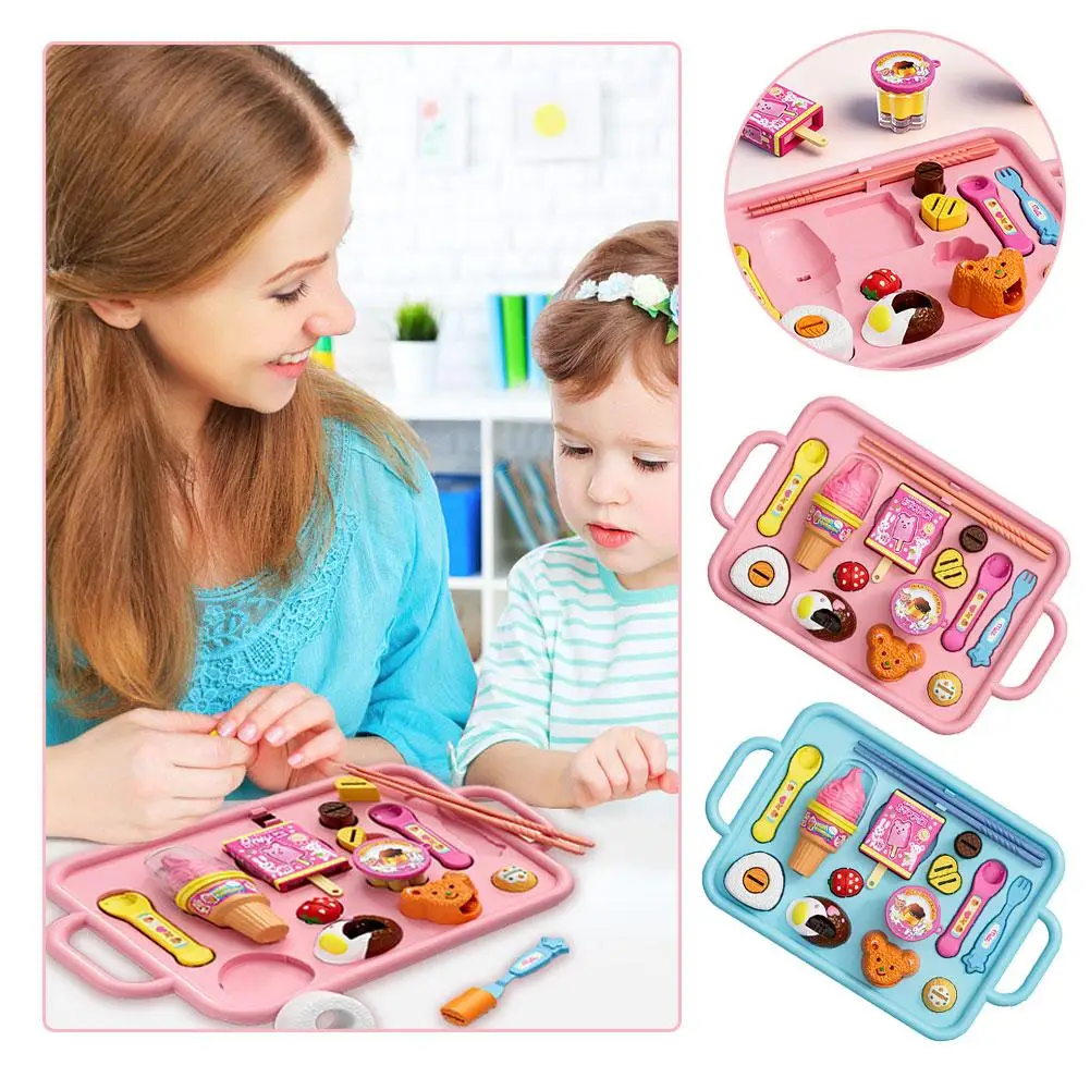 Pudding Feeding House Toys,Early Education Lunch Box Pudding Toy,Children's Pudding Feeding Toy,Children Pretend Play Set Gifts