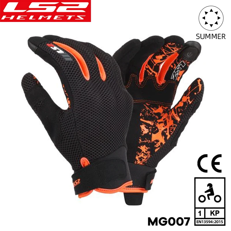 

LS2 MG007 motorcycle riding gloves ls2 racing luva breathable rider touch screen gloves for men women