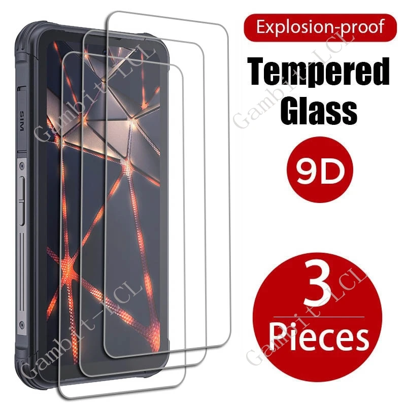 Film protecteur d'écran en verre pour Cubot KingKong 8 9 Power Star A1 Note 21 20 40 50 P80 X30 X70 Mini 2 Pro Pocket 3, 3 pièces