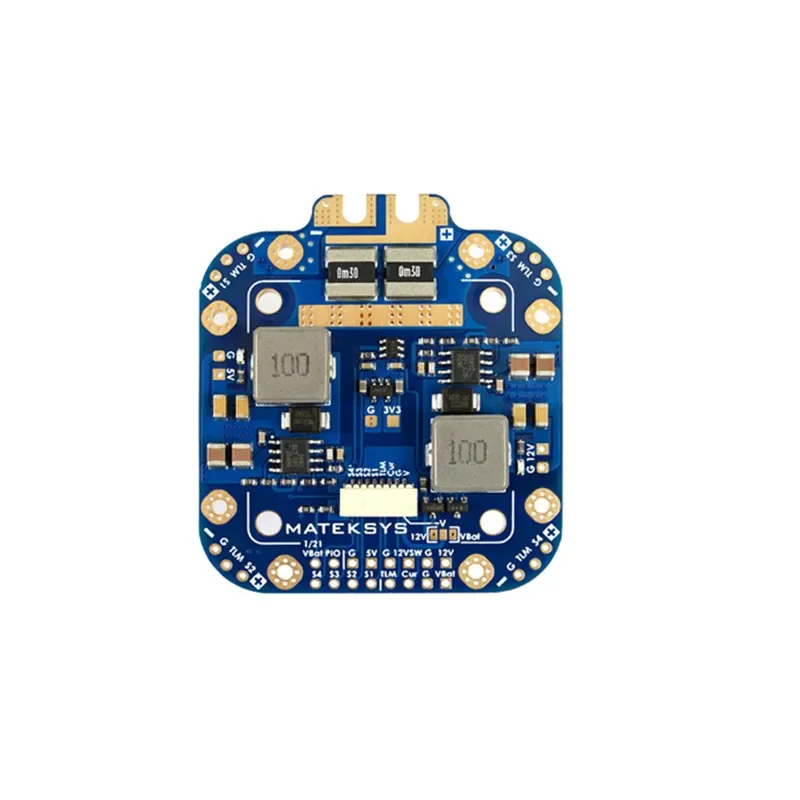 MATEK PDB FCHUB-12S V2 for XCLASS Quad Supports 8~60V DC Input / 5V 5A and 12V 4A Regulators