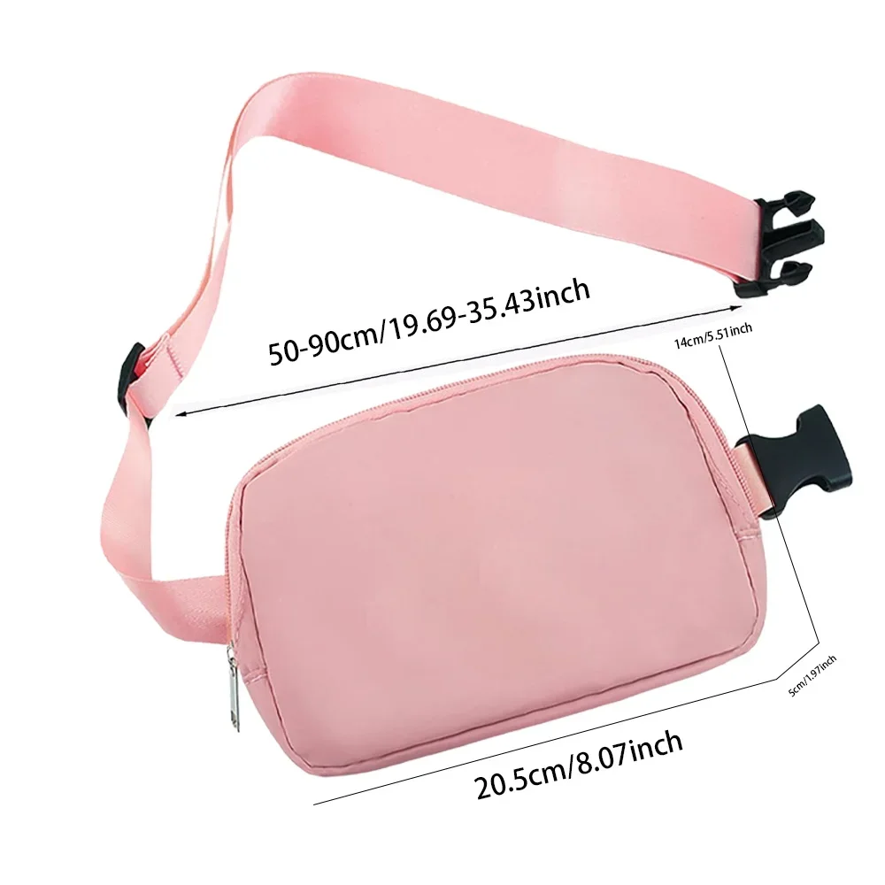 Fanny Packs Cross Bag Women Waist Package Outdoor Sports Pink Organizers Bags Initial Letter Printing Series Unisex Fanny Packs