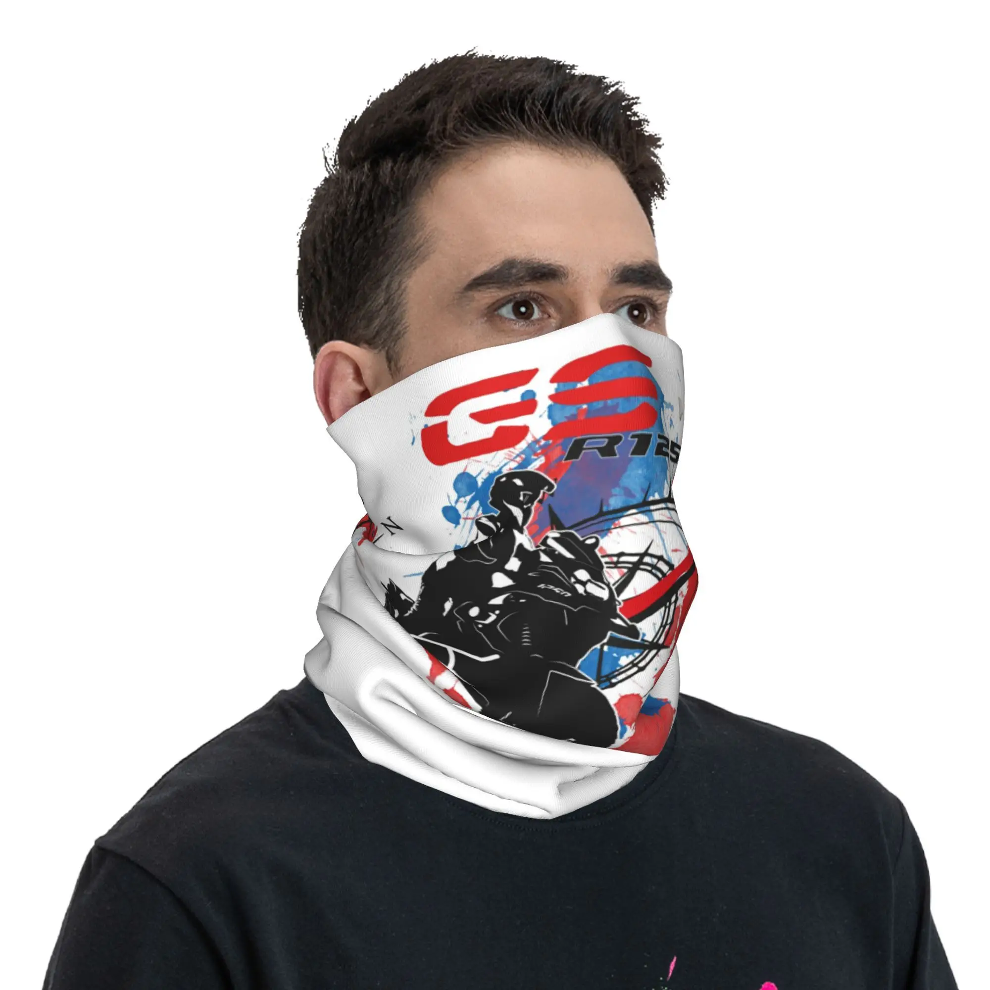 مخصص GS R1250 الشتاء عقال الرقبة أدفأ النساء الرجال التزلج تشغيل وشاح أنبوبي الوجه باندانا الجراب