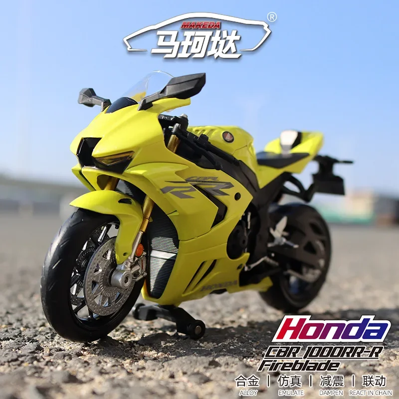 

1:12 CBR1000RR-R Fireblade мотоцикл высокая имитация сплава модель для взрослых коллекция украшения подарки игрушки для мальчиков M18 двухколесный