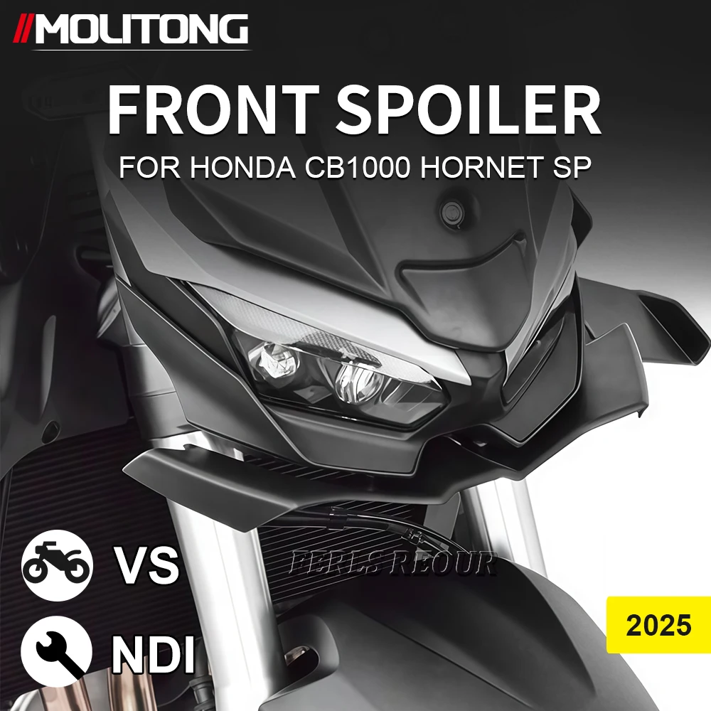 

Aerodynamic Front Wing Kit for Honda CB1000 Hornet 2025 Onwards, ABS with Anti-UV, Complete Bolt-On Set for Racing Style