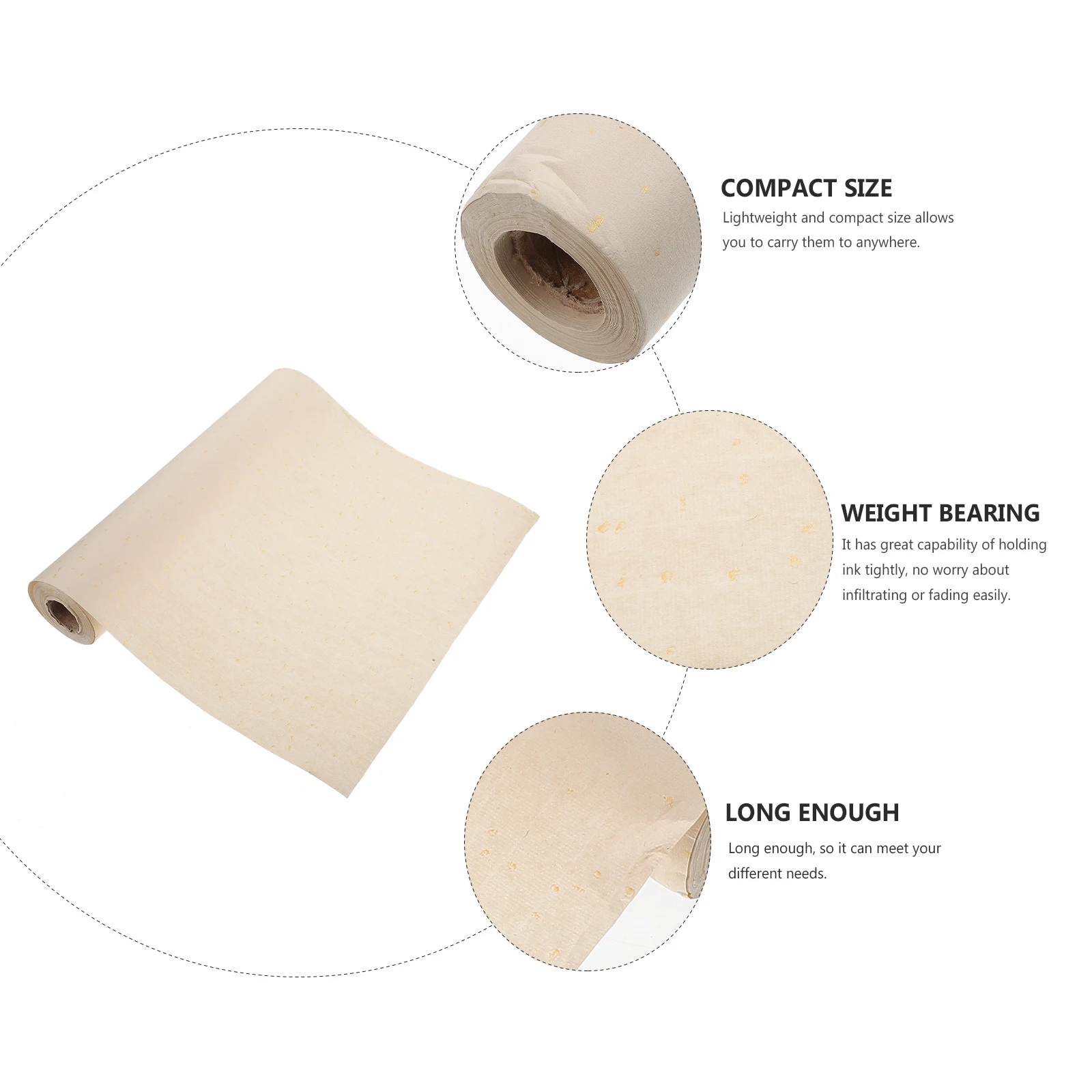 1 لفة قسط شوان ورقة 33 سنتيمتر x 10 متر لكتابة اللوحة الخط ممارسة الرسم التقليدي الصينية الفن ورق الأرز سومي #4