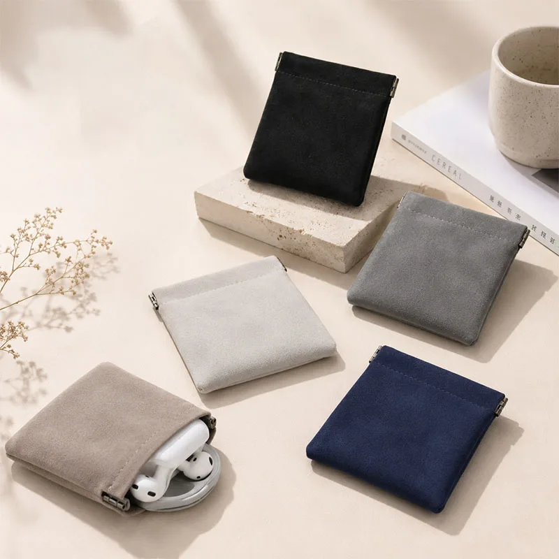 20/30/50pcs Empty Earphones Cosmetics Storage Bags Coin Key Data Cable Organizer Headphone Memory Card Pouch Purse Accessories