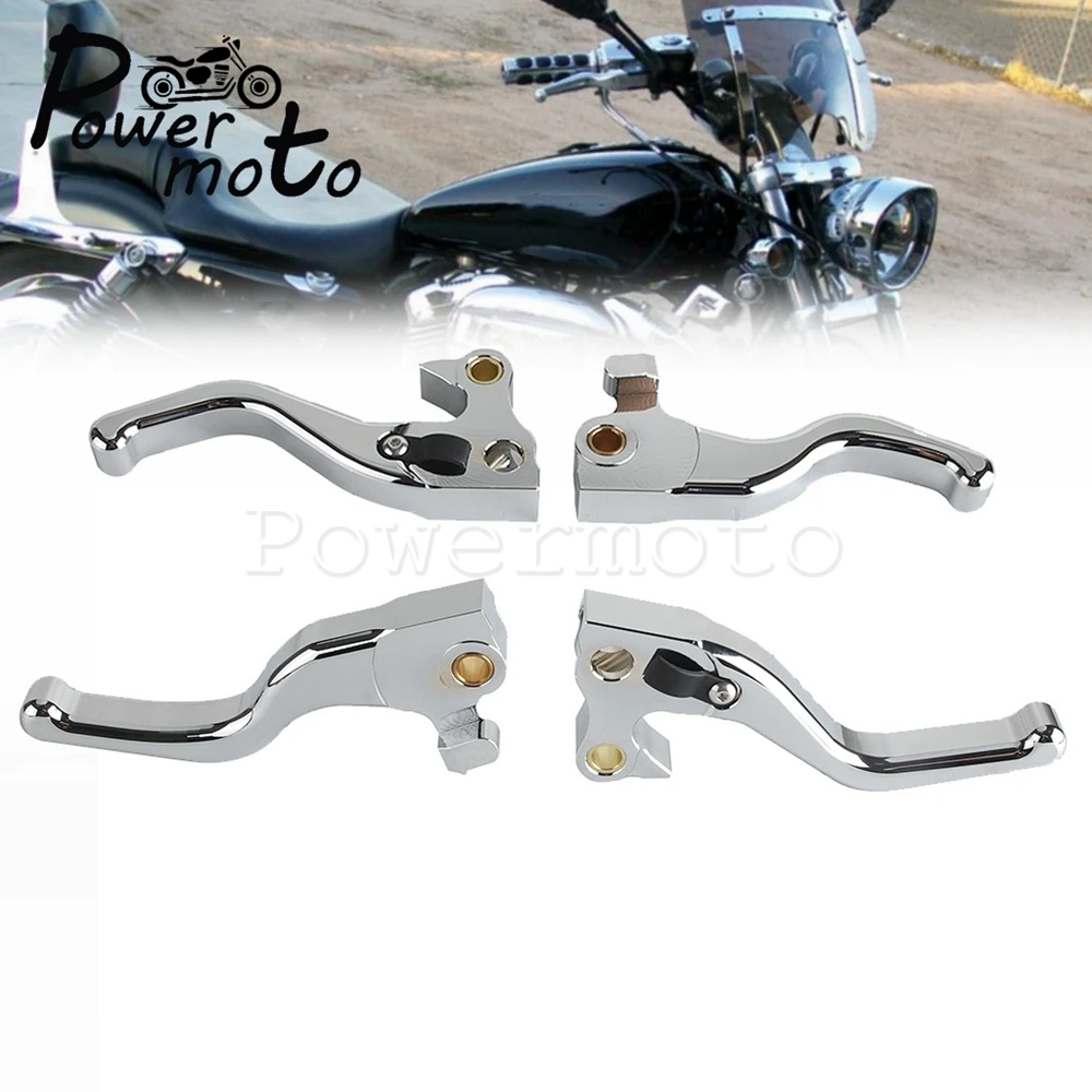 

Chrome Brake Clutch Hand Control Lever For Harley Sportster 1200 883 Forty-Eight SuperLow Nightster Roadster Seventy-Two 2004-13