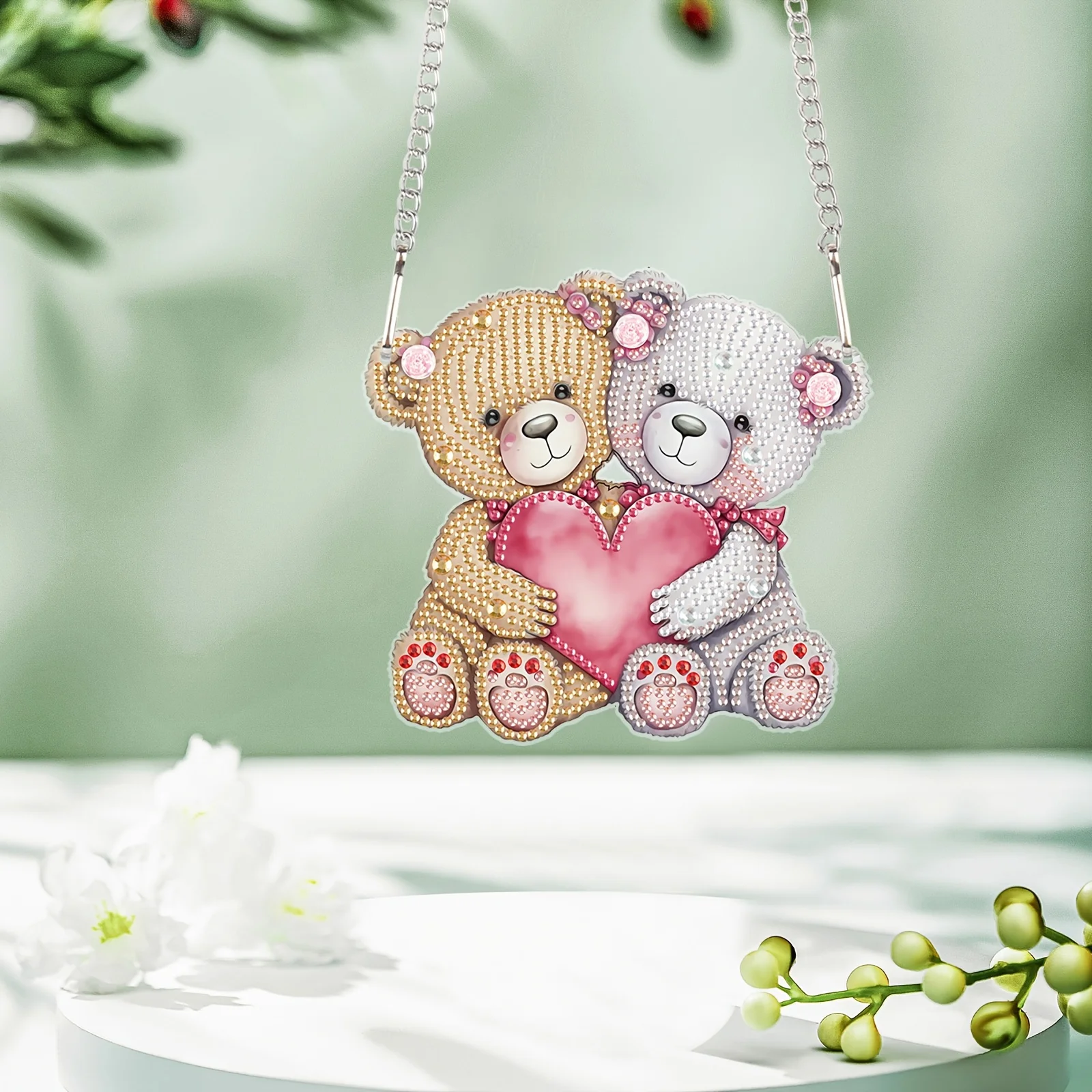 

Набор для алмазной живописи, Набор для творчества «медведь и любовь»