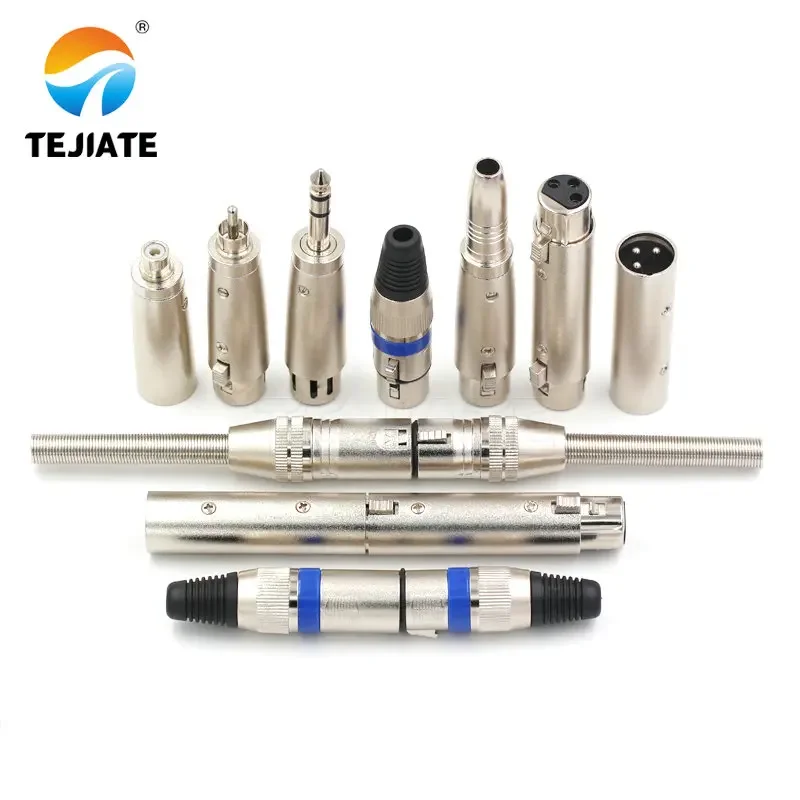1PCS Cannon female head to 6.5 female 3-core Cannon male to RCA lotus audio female base 6.35 microphone adapter