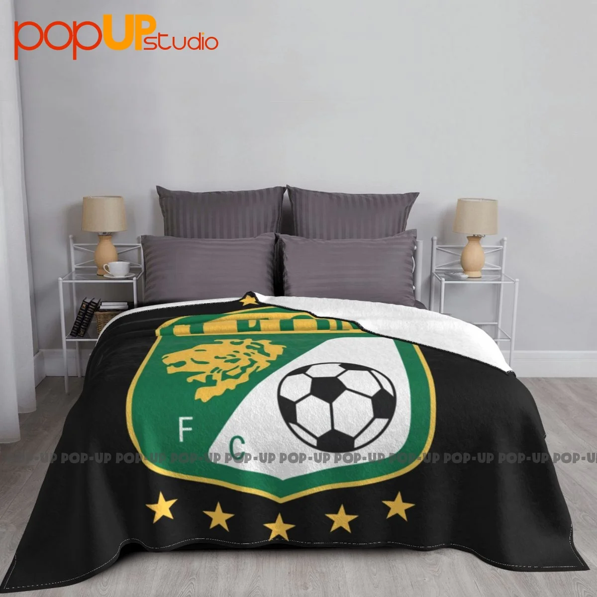 Club Leon F C Sport Soccer Mexico American Football Blanket Luxury Microfiber Bedding Supply