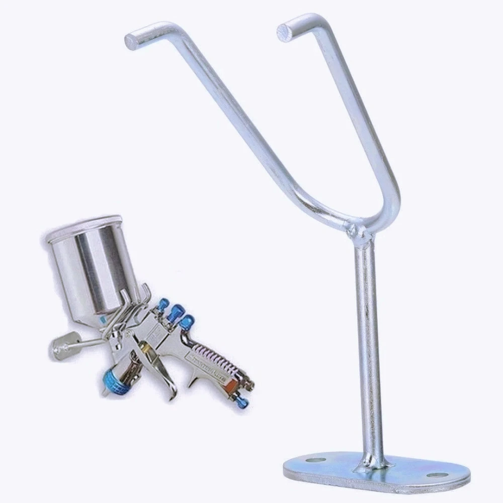

ZZ-For1pc Painting Spray Gun Holder Stand Hand Tools Accessories Wall Bench Mount Hook Rack Wall-mounted Spray Gun Fixed Bracket