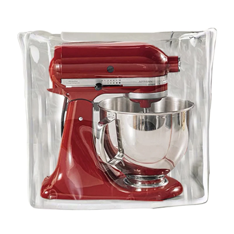 For KitchenAid 4.5qt 5qt Head Up Chef's TPU Dust Cover; Clear Mixing and Kneading Machine Waterproof Oil-proof Protective Case