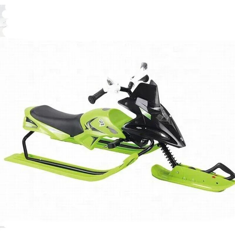 2024 New Arrival Lowest Price Snowmobile Electric Snow Vehicle Snow Ski Bike Holiday Gifts