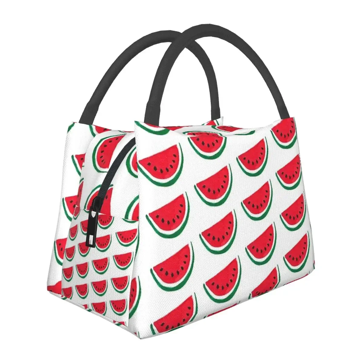 

Classic Watermelon Lunch Bags Insulated Bento Box Portable Lunch Tote Leakproof Picnic Bags Cooler Thermal Bag for Woman Student