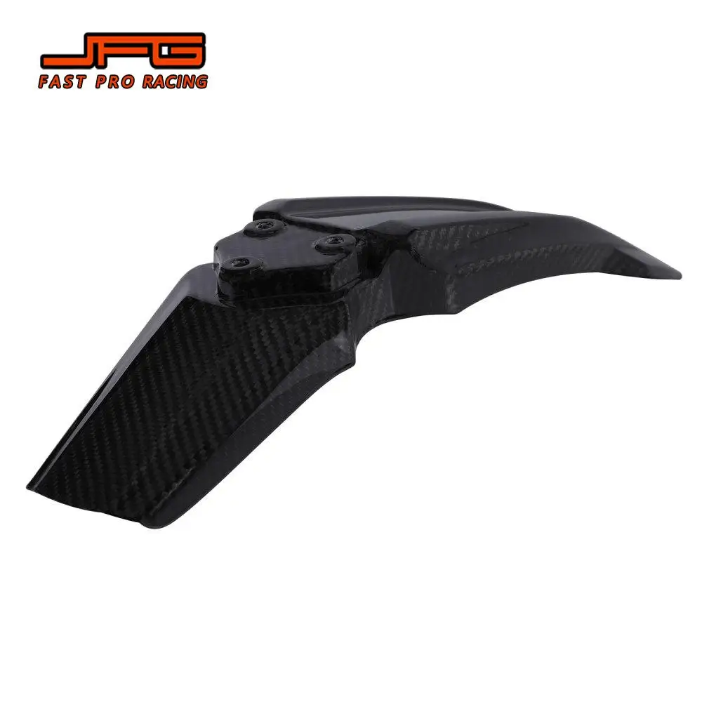 ل Eride Pro SS Funparts الجبهة الحاجز دراجة نارية اكسسوارات واقي من الطين غطاء ألياف الكربون عجلة حماية واقيات الطين الترابية دراجة