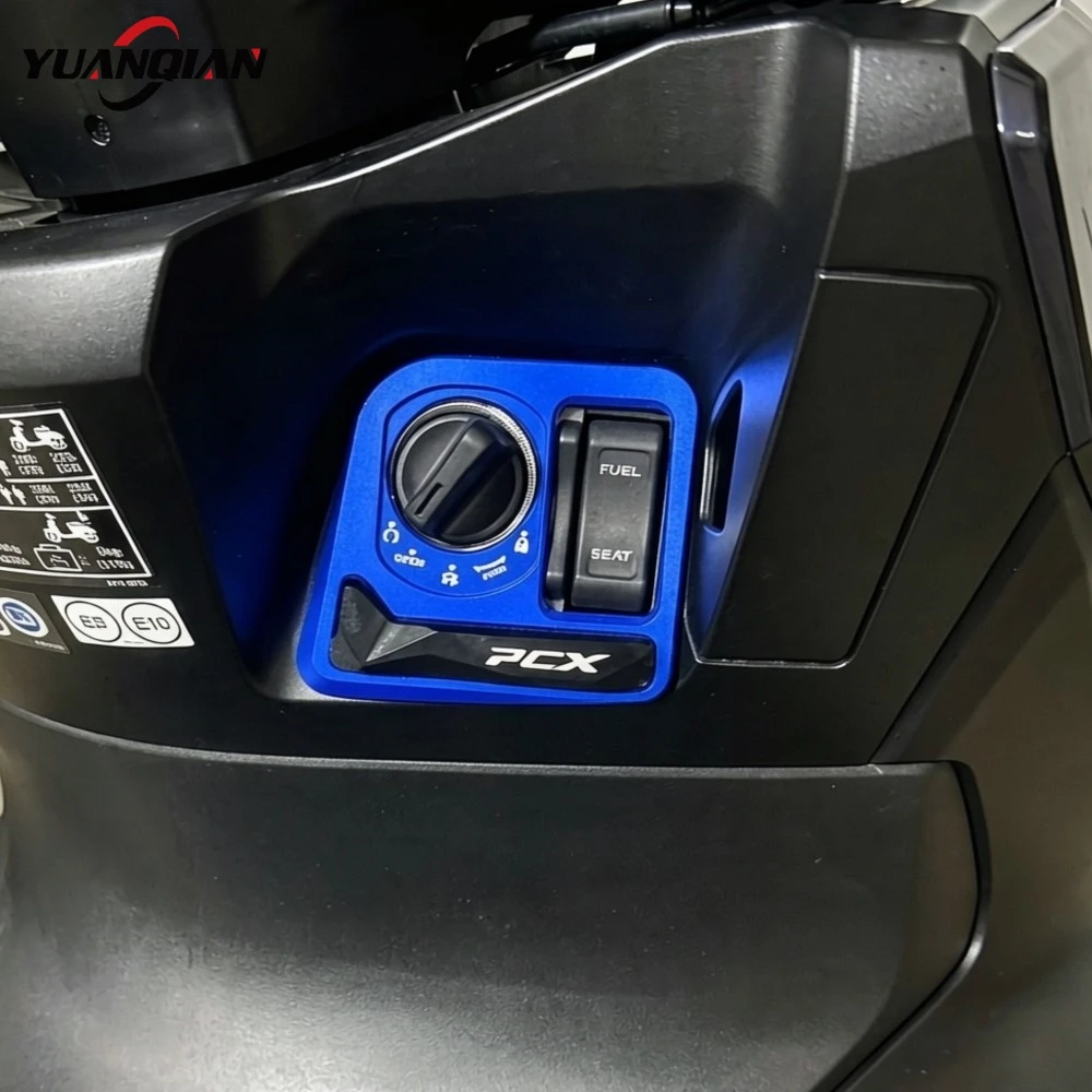 PCX125 PCX160 Motorcycle Accessories Ignition Switch Electric Door Lock Button Cover Protector For HONDA PCX 125 160 2021-2026