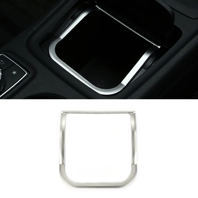 Para Mercedes Benz A B CLA GLA clase W176 A180 C117 X156 estilo de coche Control central caja de almacenamiento marco cubierta embellecedora