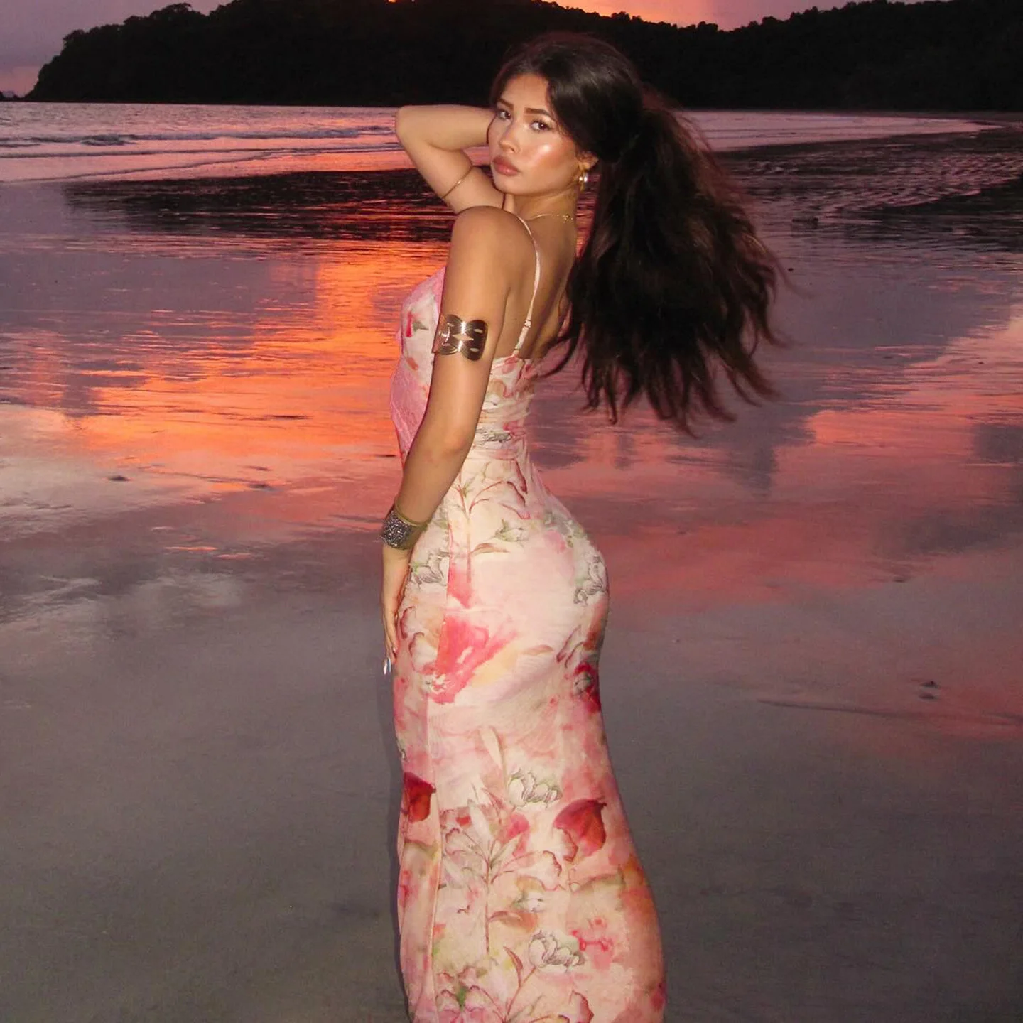 Sukienki maxi z koronkowym wykończeniem w stylu Y2K, retro, z dekoltem w serek, bez rękawów, z kwiatowym nadrukiem, eleganckie, z wysokim stanem, damskie, na imprezę, wakacje, vestidos