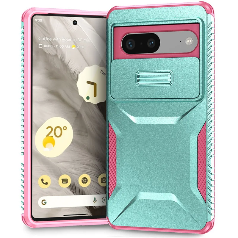 

Shockproof Case for Google Pixel 9/9 ProXL Slide Camera Protection Phone Cover for Pixel 9Pro/9A Capa Funda coque