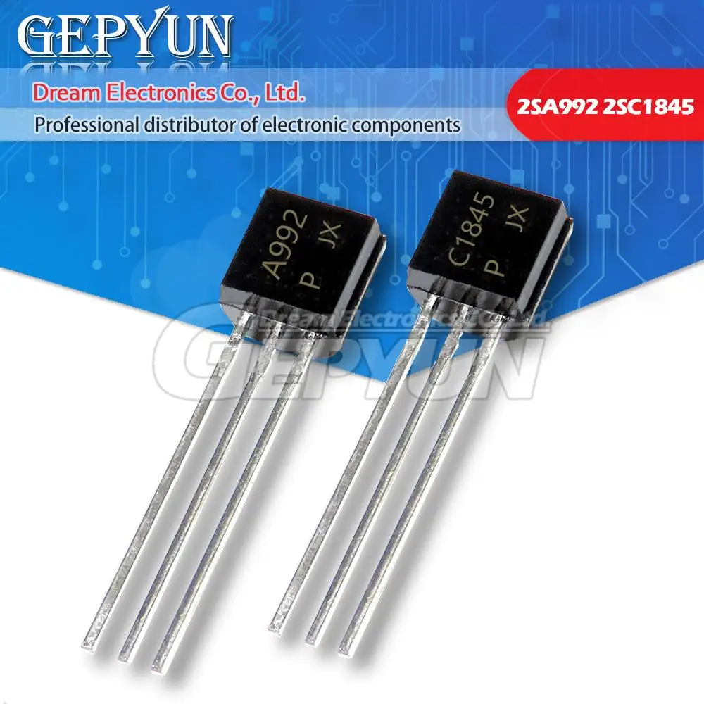 Hifi الأصلي الأنبوب ، 2SA992 إلى-92 2SC1845 إلى 92 ، 10 أزواج ، 10 في A992 و 10 في 1845 ، 20 في ، جديد #1