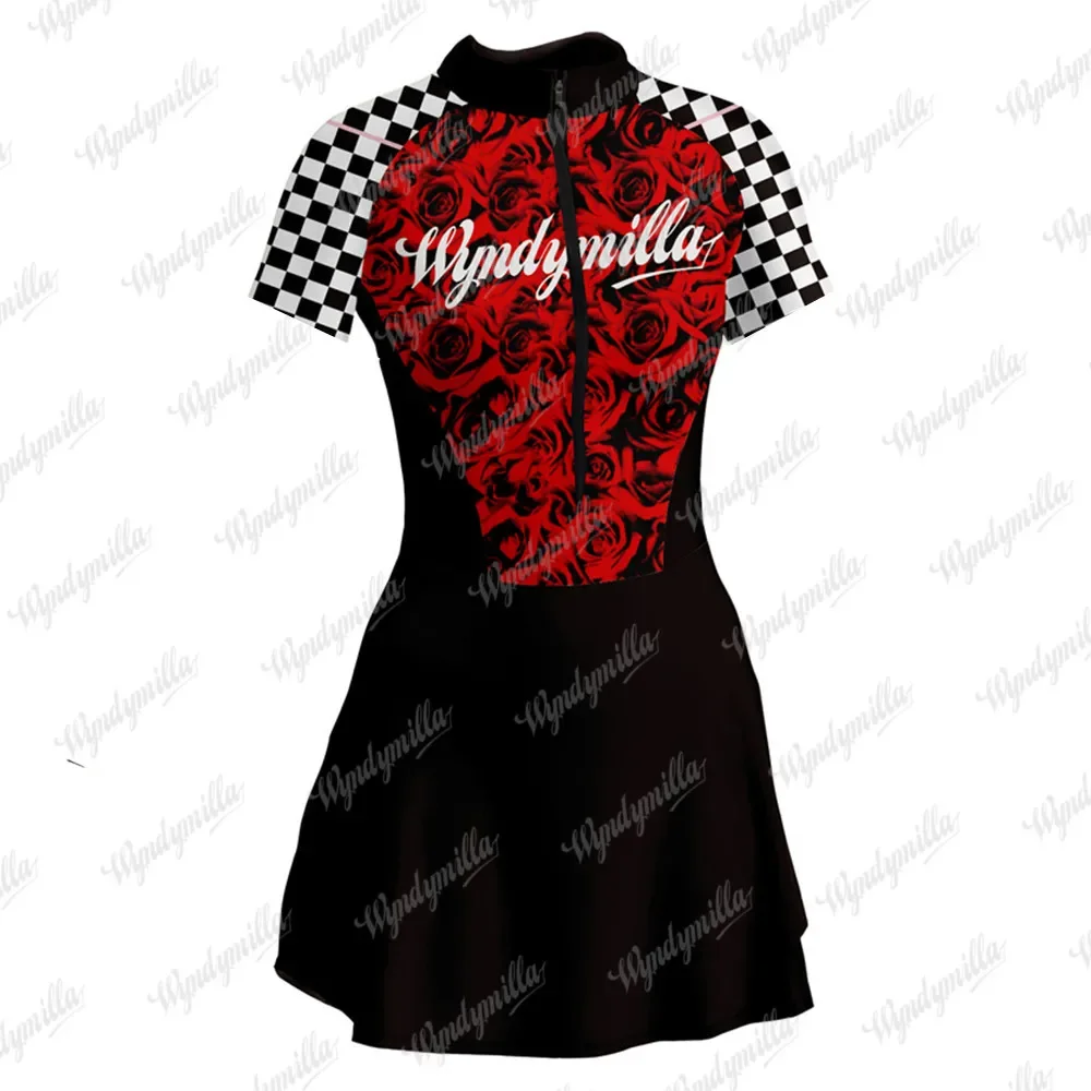 wyndymilla-cycling-jersey-skirt-triathlon-short-sleeve-female-skinsuit-macaquinho-saia-bicycle-clothing-fitness-sexy-mini-dress