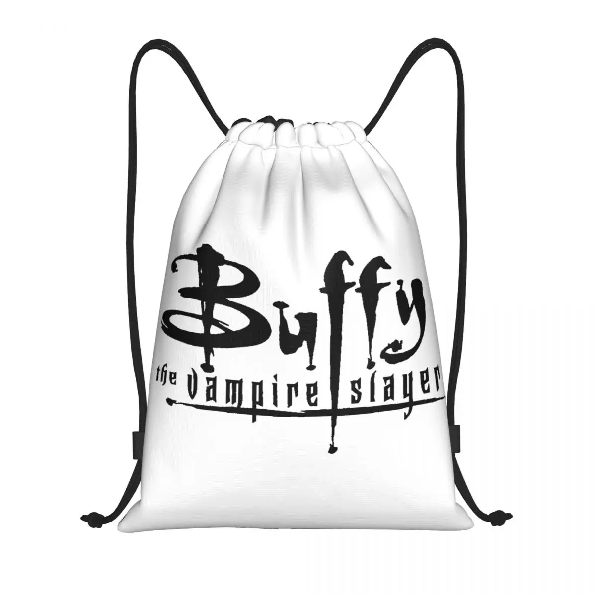 Buffy die Vampire Slayer Kordel zug Rucksack Sport Sporttasche für Männer Frauen TV-Show Shopping Sackpack