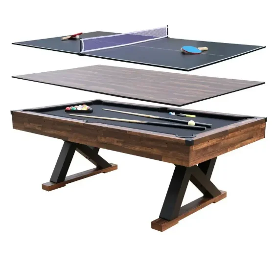 

3 in 1 Multi Games Table With Dining Table Billiard Pool Table