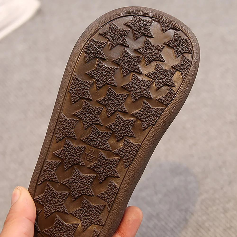 Sepatu Bot Musim Dingin Kulit PU Untuk Anak Perempuan Tren Fashion Sepatu Bot Salju Remaja Perempuan Gaya Korea Sepatu Katun Berlapis Anak Sepatu Bot Hangat