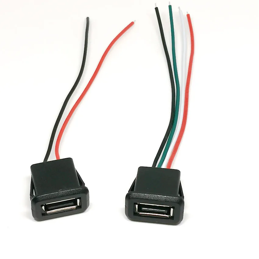 2.0 USB żeńska podstawa 2P/4P bezpośrednia klamra dociskowa drut spawalniczy typu A-port wodoodporne gniazdo ładowania wtyczka żeńska