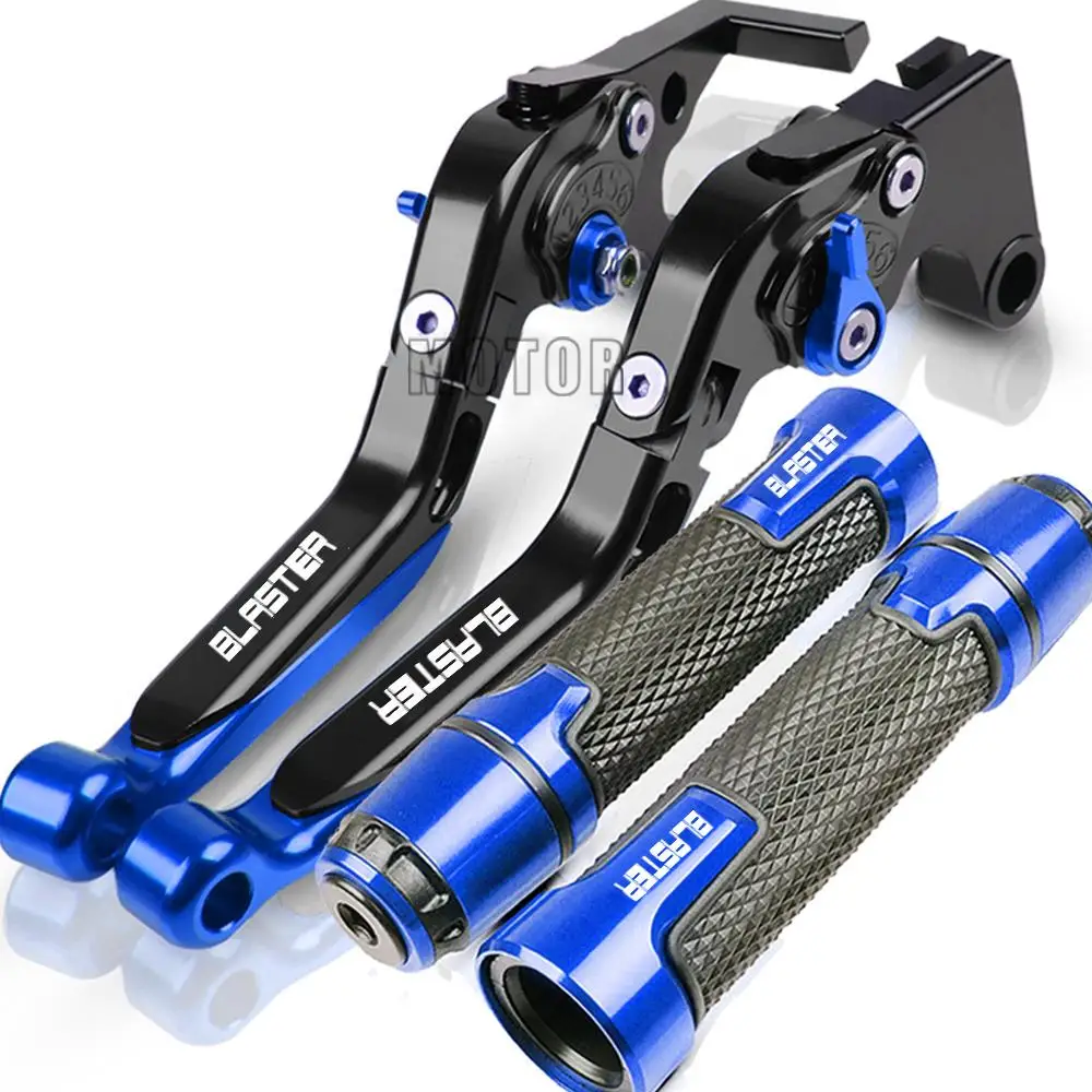 For YAMAHA Blaster YFS200 05-06 YFS 200 2005 2006 Adjustable Extendable Brake Clutch Levers Hand Handlebar grips Ends Motorcycle