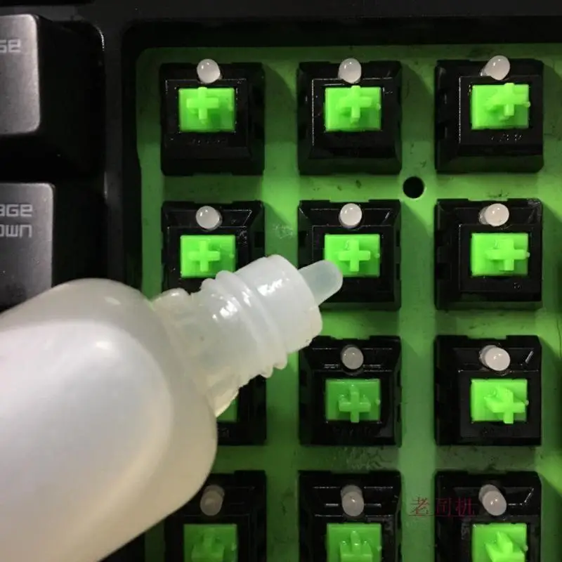 652F 12ml Green Non Toxic Switches Grease Oil Environmentally Friendly Lubricant Oil Lubricant for Mechanical Keyboard