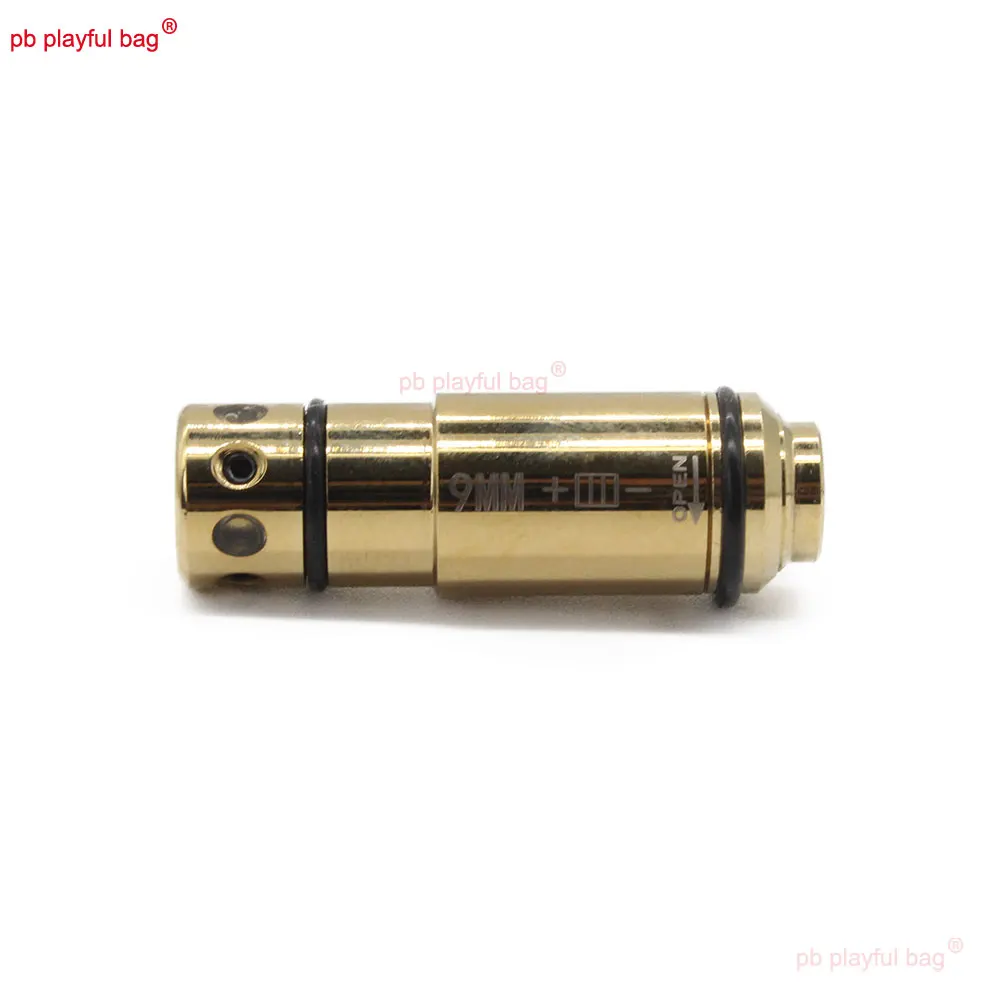 Sac de comparateur de jeu Pb, sports de plein air, viseur à point rouge, laiton, visée, entraînement, balle laser 2MW, nouvelle tête plate 9mm, accessoires de jouets QG415