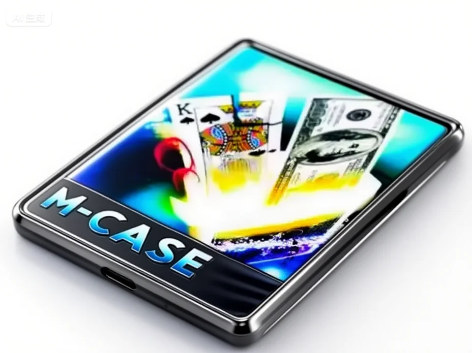 M-case por mickael chatelain (truques) truques de magia cartão adereços mágicos close-up magia comédia ilusões mentalismo mágico poker