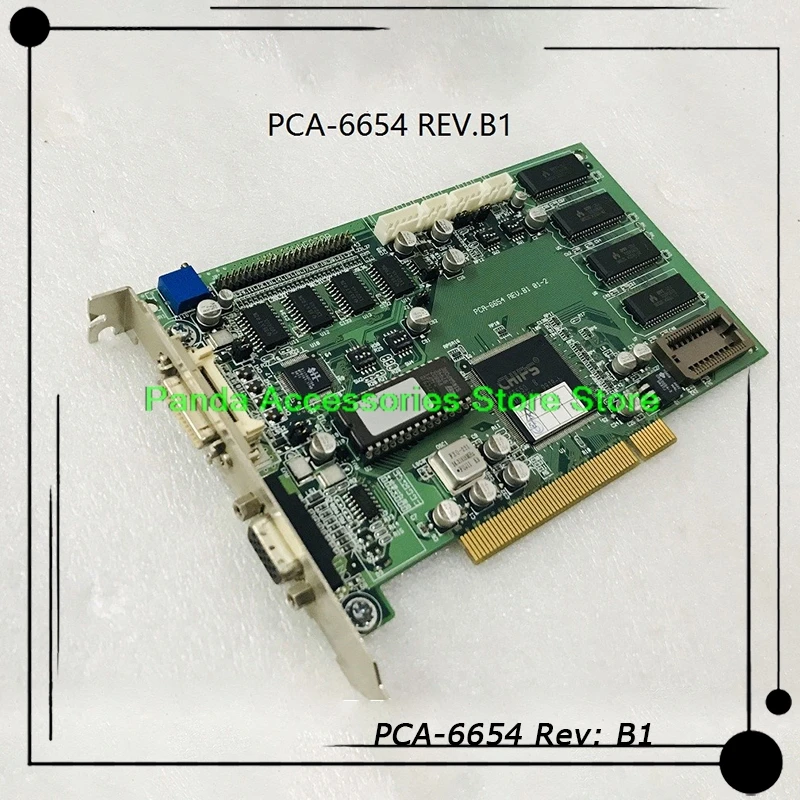 PCA-6654 Rev: B1 For Advantech Touch Screen Card Industrial Control Graphics Card Data Acquisition Card 100% Tested Fast Ship