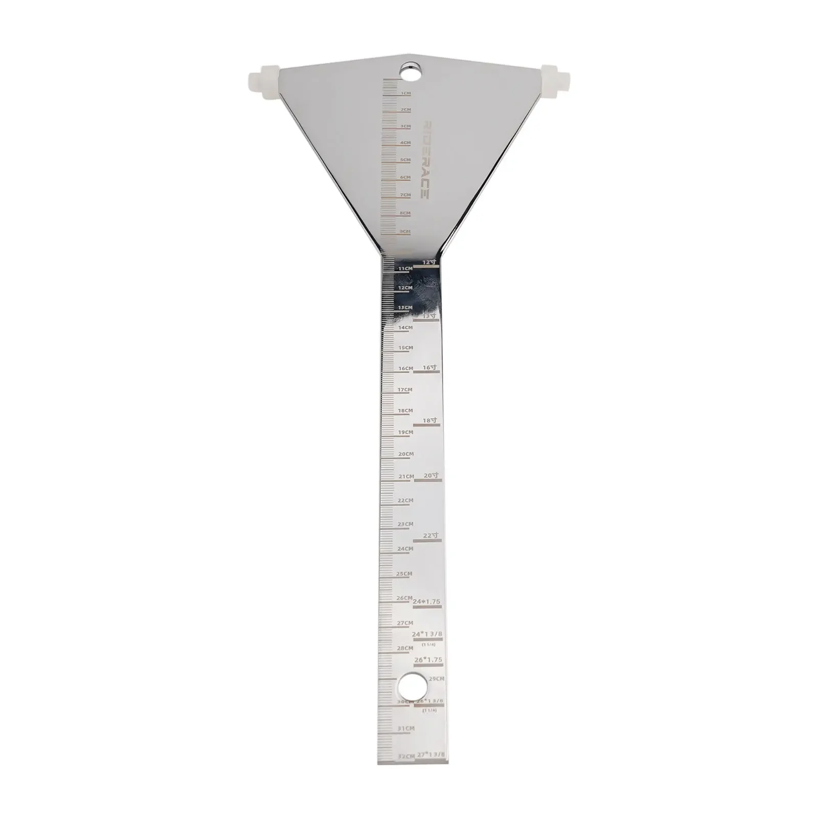 

Утолщенный инструмент для проверки велосипедных колес из нержавеющей стали, линейка для велосипедного колеса, центрирующий калибр обода, аксессуары для велосипедных колес