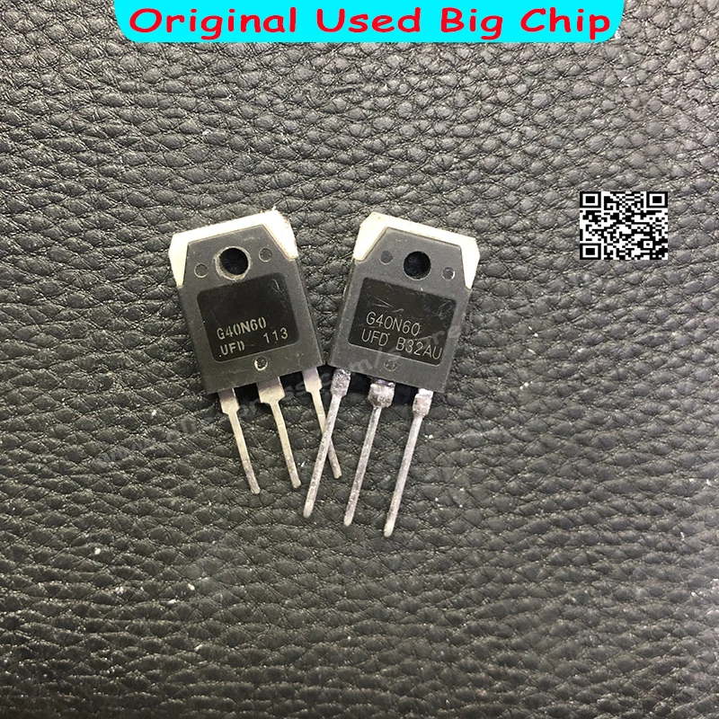 Used 5PCS G40N60UF G40N60UFD SGH40N60UFD TO-3P Original disassembly