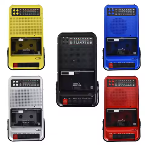 PX-222BTS Portable Cassette Recorder Play U Disk BT Music Player Old-fashioned High-sensitivity All-band Radio Bluetooth Speaker