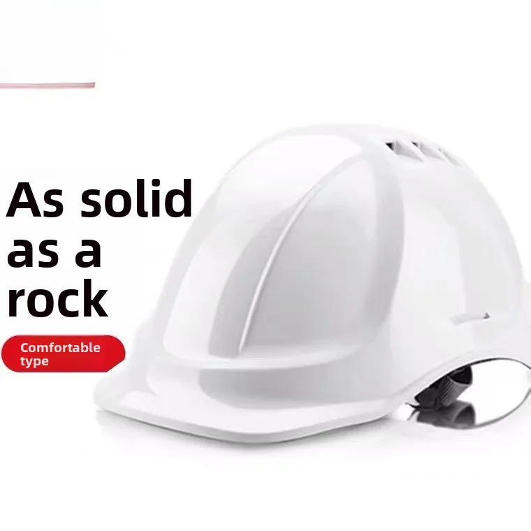 

ABS Helmet Construction Site Leader Anti-smash and Impact Construction Breathable Helmet