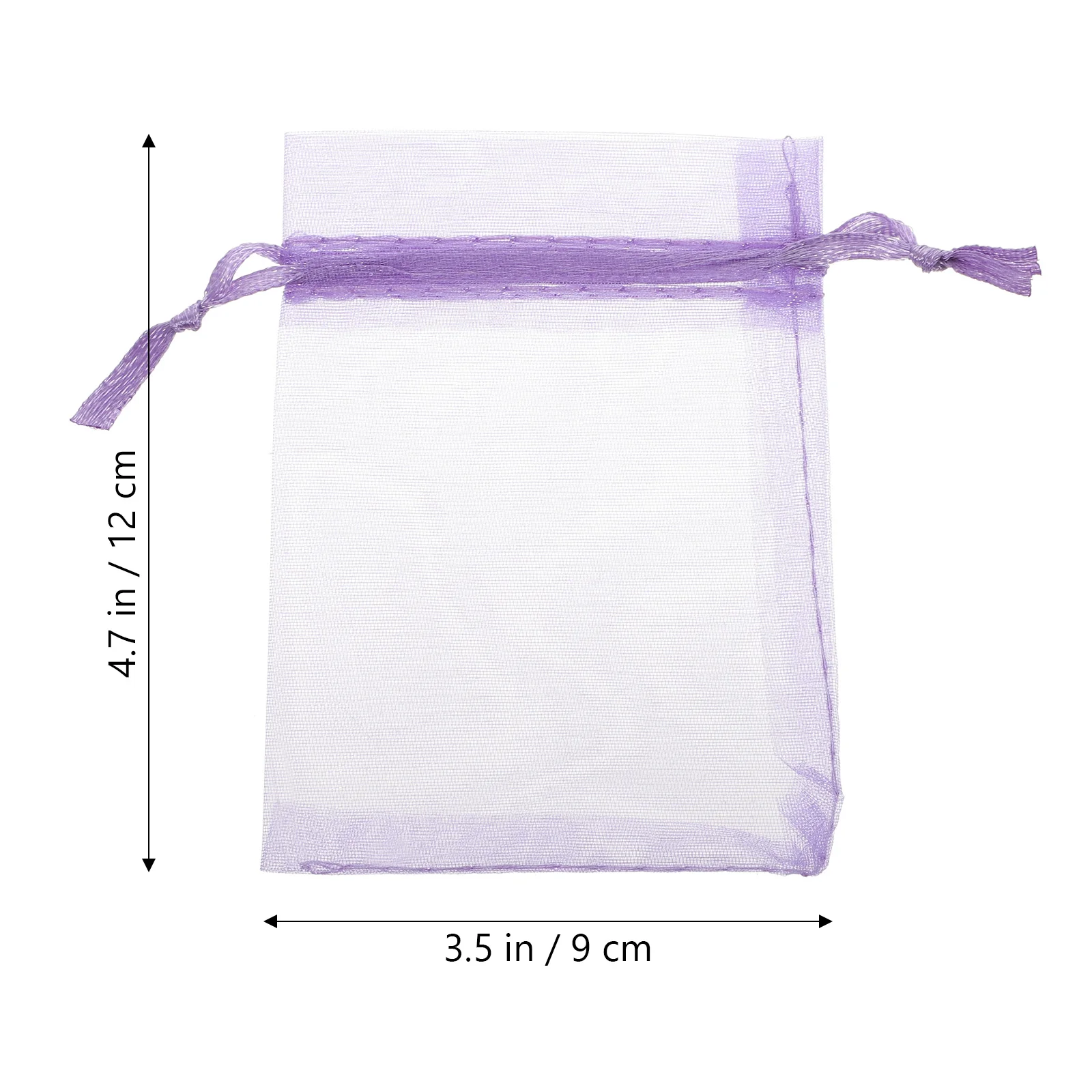 50 Pcs Organza Gift Bag Mini Christmas Bags Packaging Candy Jewelries Wrapping Purple Packing Small Mesh Drawstring