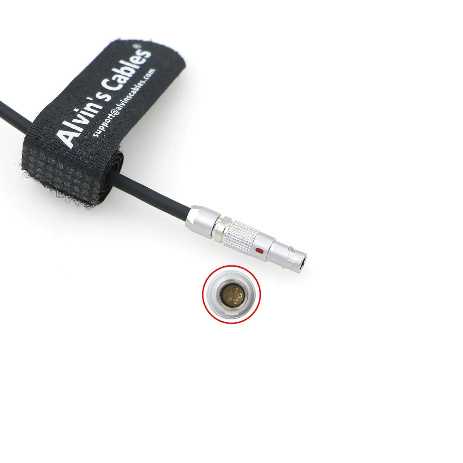 Alvin's Cables 00B Cable de audio macho de 5 pines para RED V-Raptor |   Cable de repuesto RED Komodo-X para adaptador RED DSMC3 de 5 pines a XLR dual