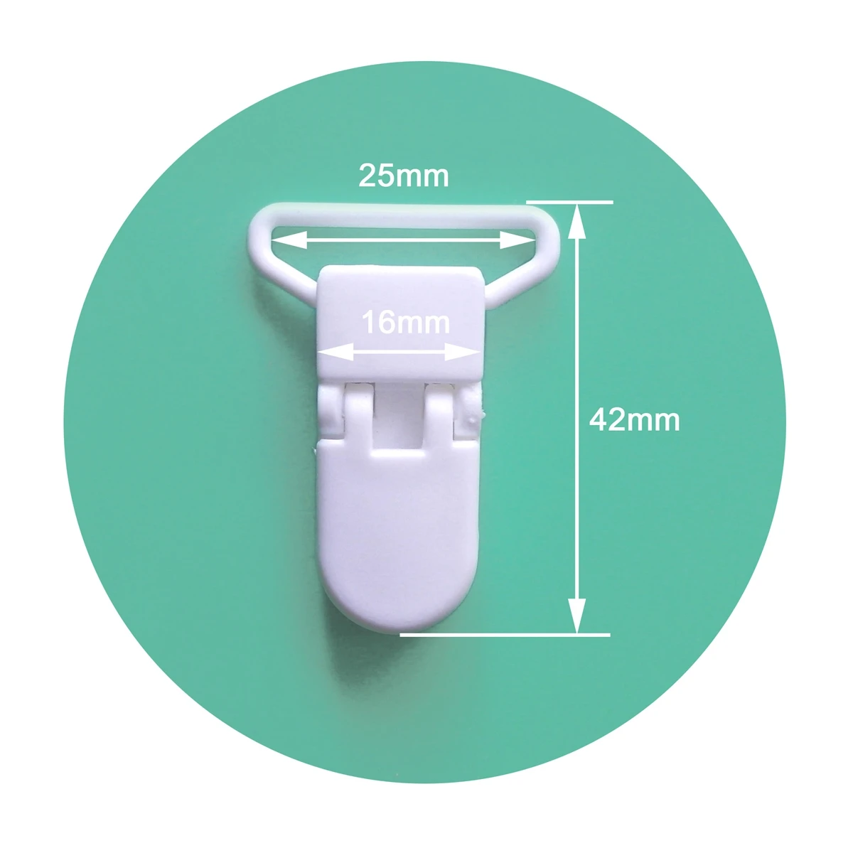 100 قطعة/المجموعة البلاستيك الطفل مشابك مصاصة للرضع حامل الحمالة القفاز بينكي كليب Diy بها بنفسك مهديء هوة الرضع الدمية كليب اكسسوارات #4