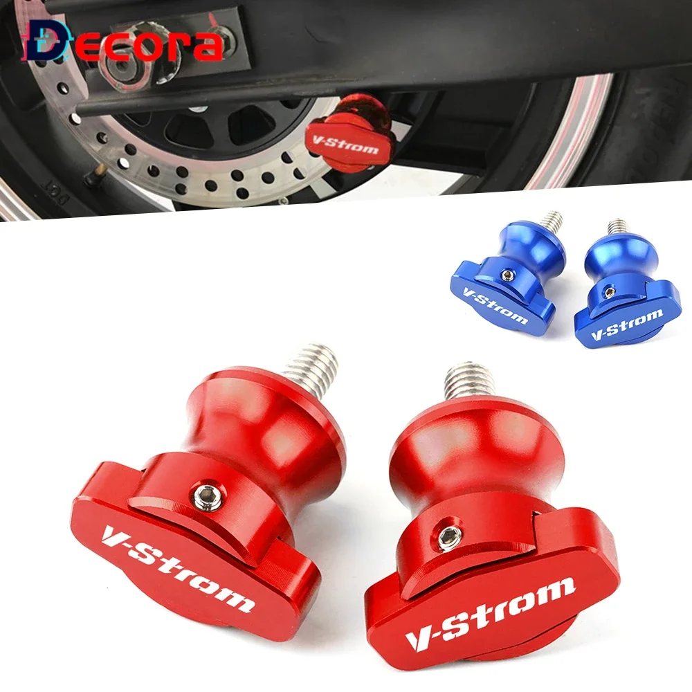 For SUZUKI V-Strom650 V-Strom1000 V-Strom VStrom 650 1000 650XT DL650 Motorcycle Swingarm Spools Stand Slider Screws 8MM